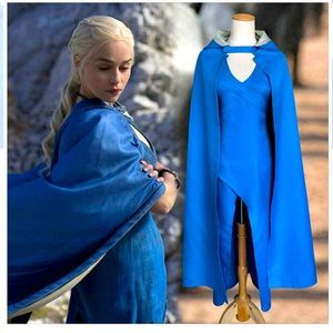Outfit and WIG Kahlessi/Daenerys Targaryen costume